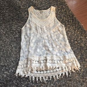 ❌SOLD❌ Lace Tank Top